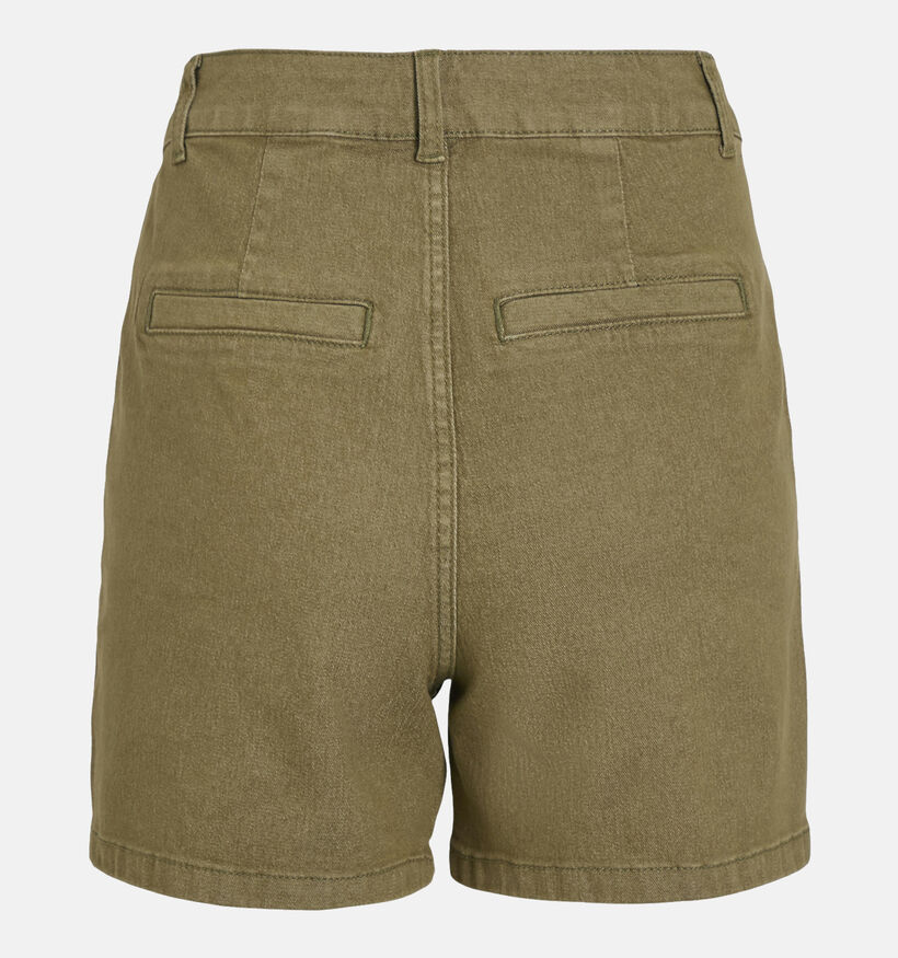 Vila Ola Short en jeans en Vert khaki pour femmes (357181)