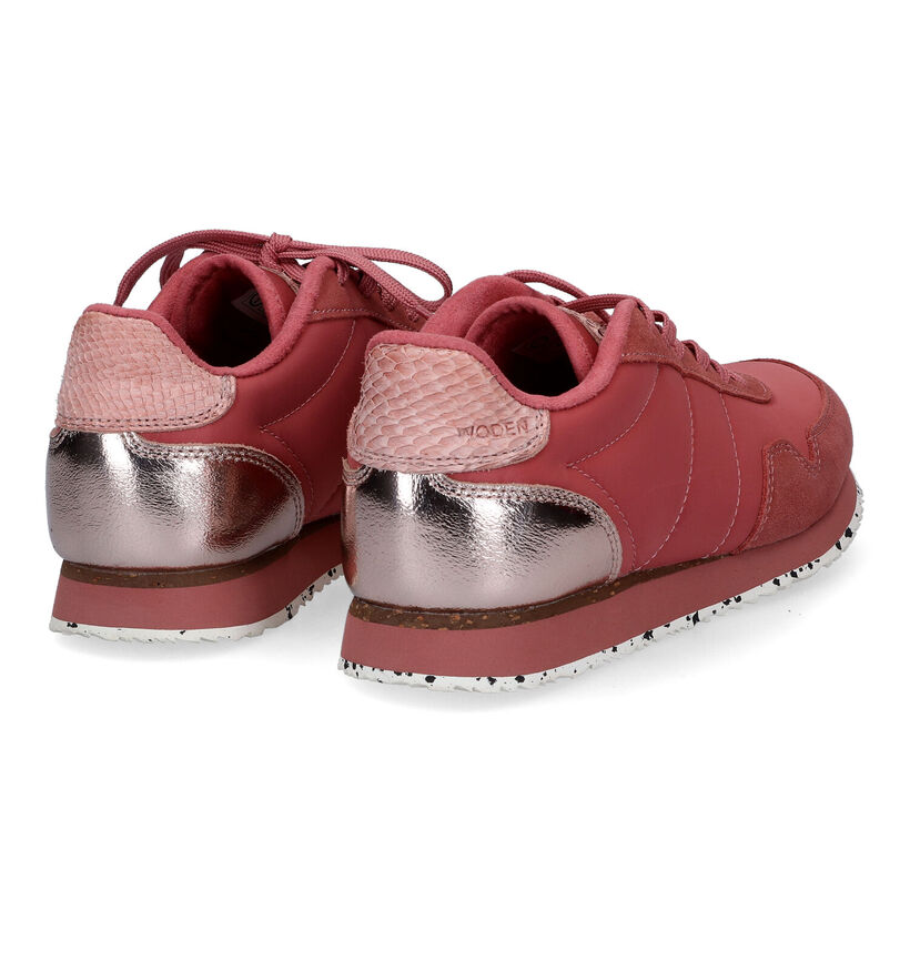 Woden Nora 3 Roze Sneakers voor dames (306892) - geschikt voor steunzolen