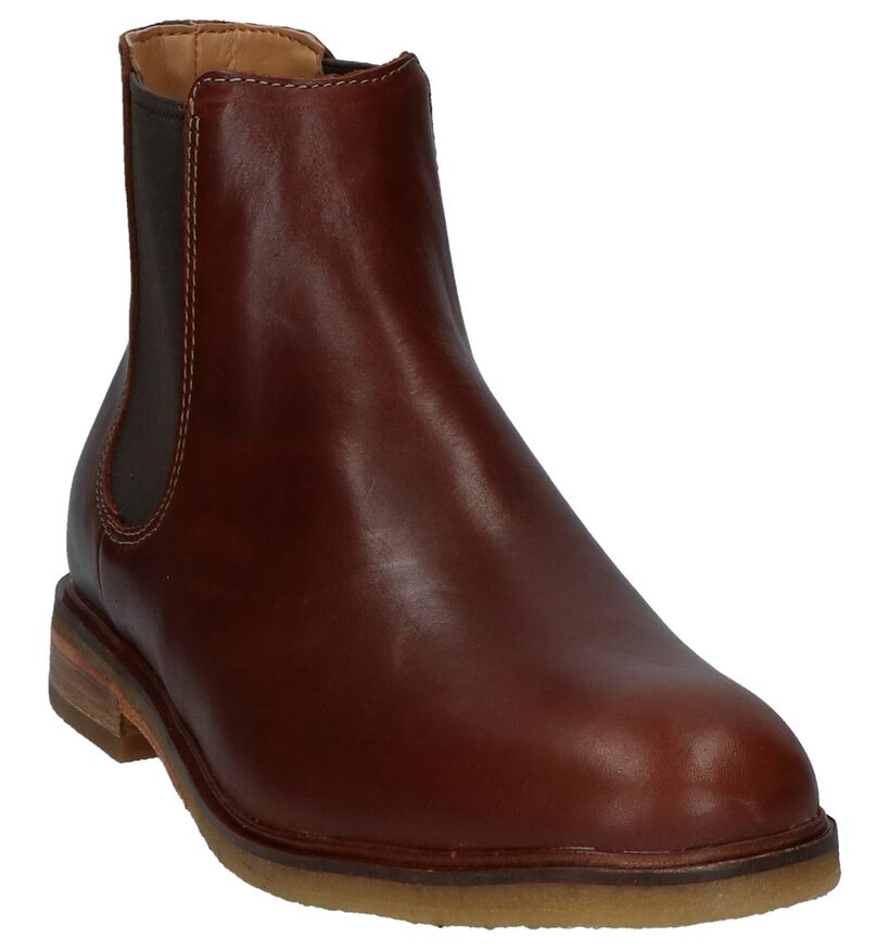 Clarks Clarkdale Gobi Chelsea Boots Cognac in leer (226464)