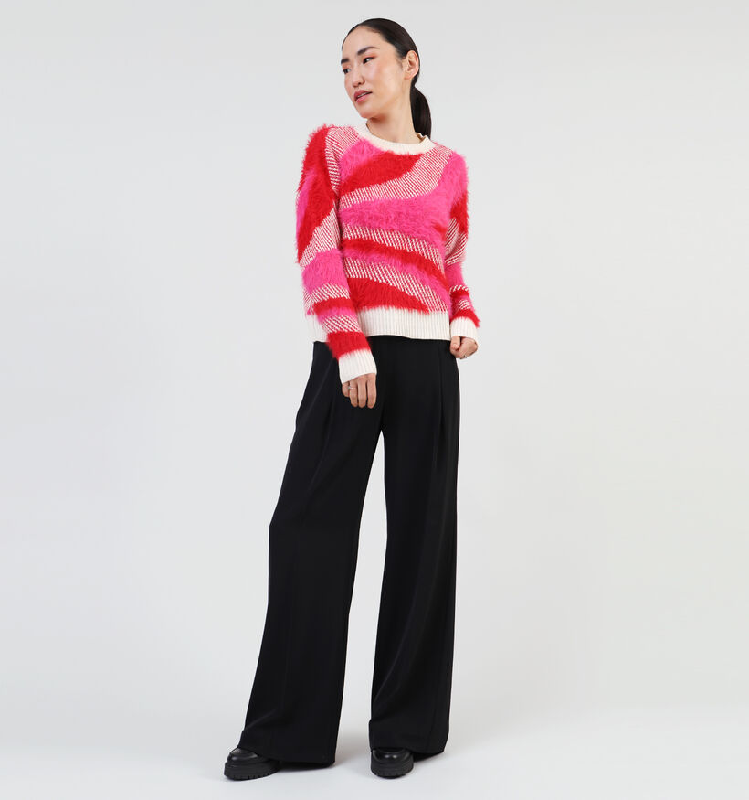 Vero Moda Callie Pull duveteux en Noir pour femmes (349045)