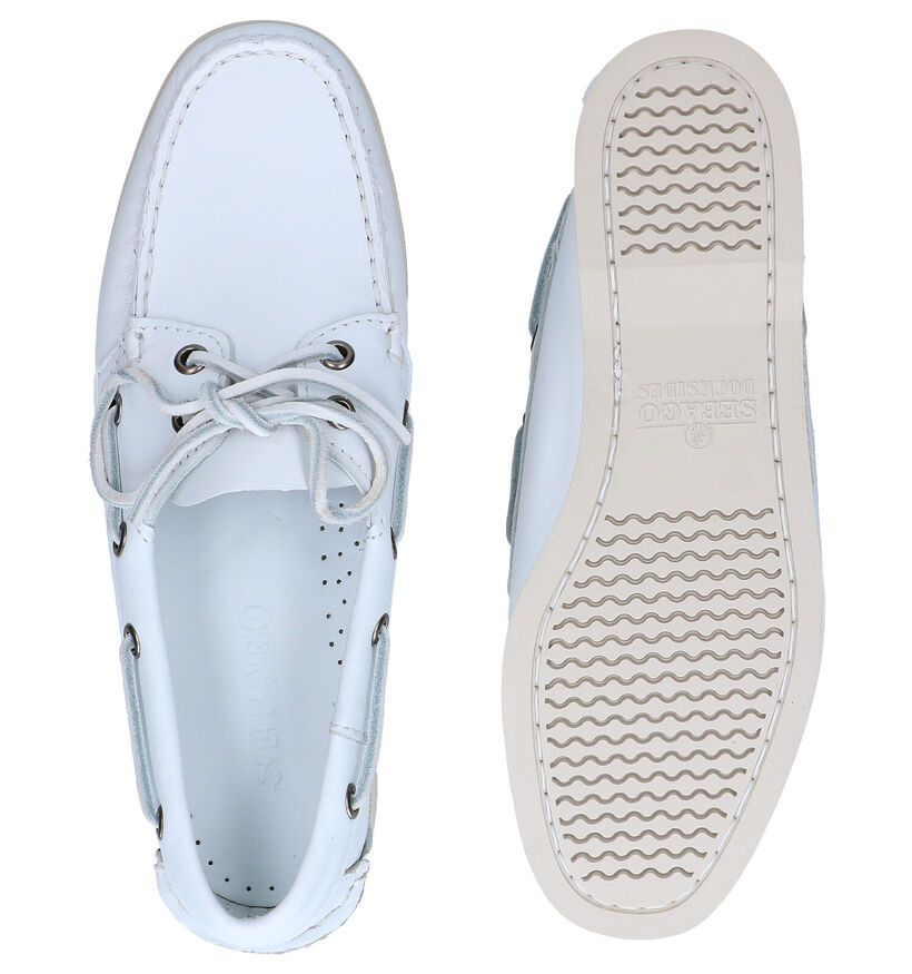 Sebabo Dockside Witte Bootschoenen voor dames (303747)