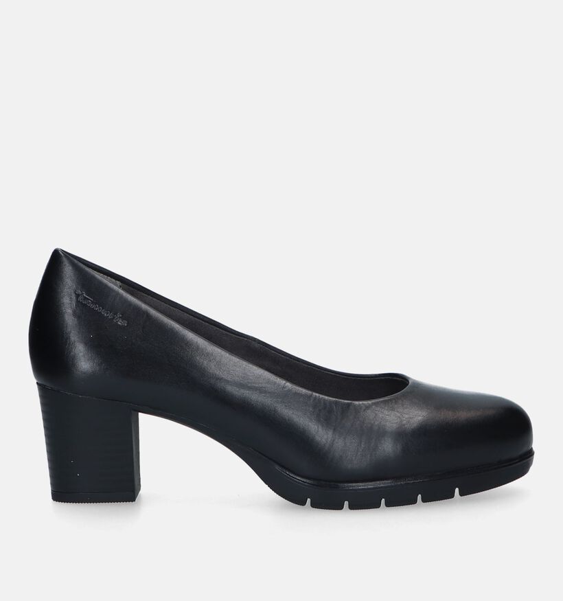 Tamaris Comfort Escarpins avec talon carré en Noir pour femmes (333084) - pour semelles orthopédiques