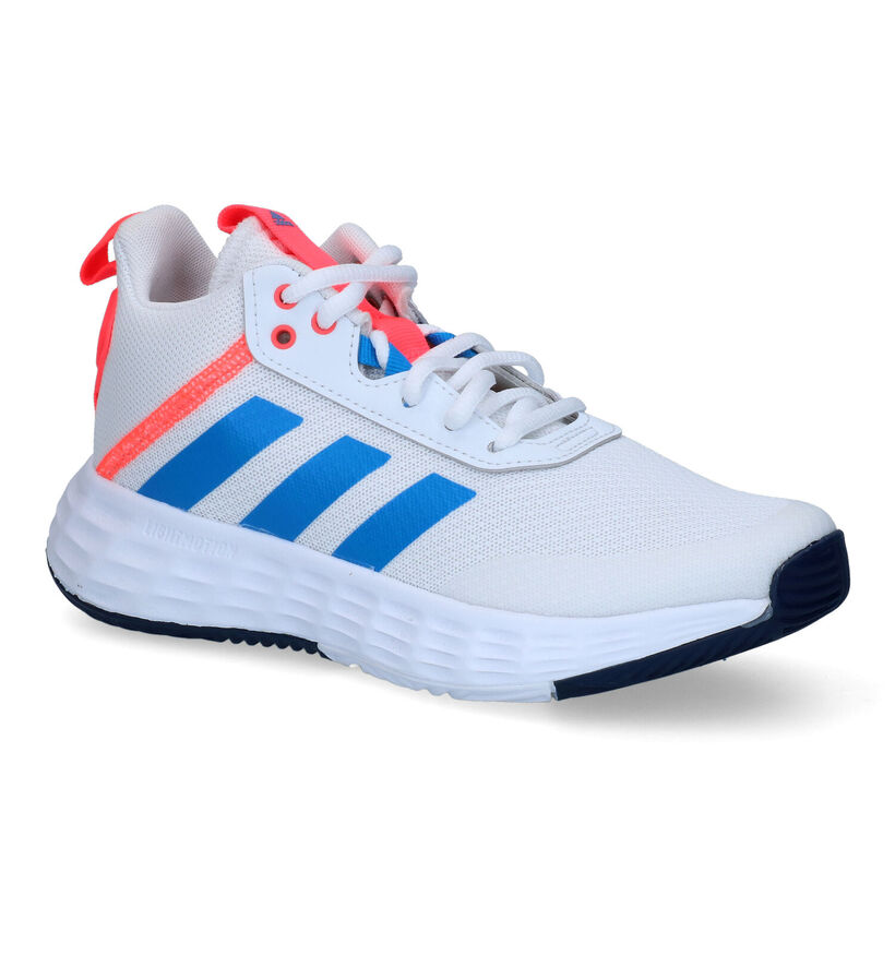 adidas Own The Game Witte Sneakers in stof (301168)