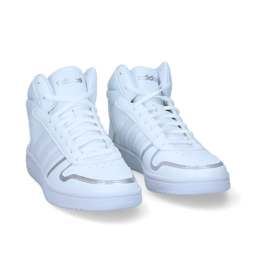 adidas Hoops Baskets en Blanc pour femmes (300158)