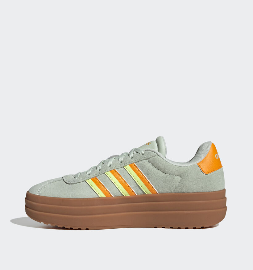 adidas VL Court Bold Baskets sportives en Vert pour femmes (357104)