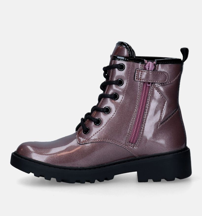 Geox Casey Roze Veterboots voor meisjes (329861) - geschikt voor steunzolen