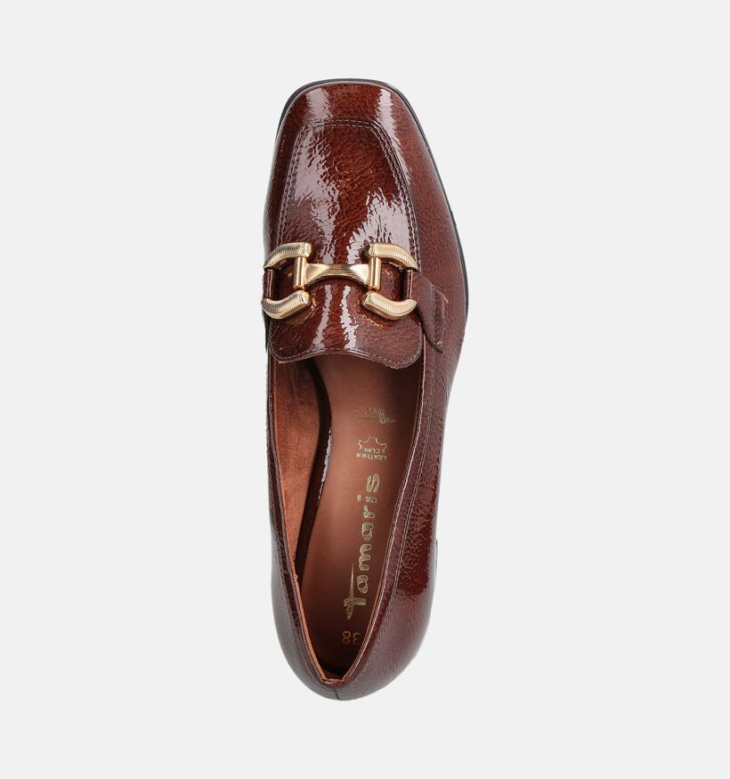 Tamaris Mocassins met Hak Bruin voor dames (360687)