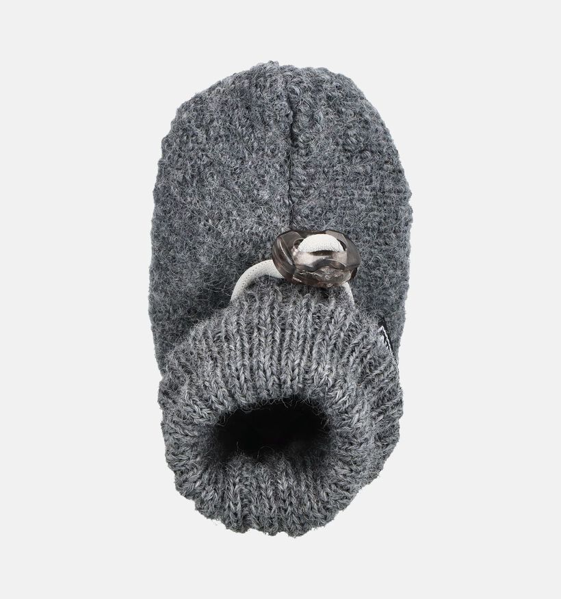 Bergstein Cozy Baby Grijze Gesloten Babypantoffels voor jongens (381300)