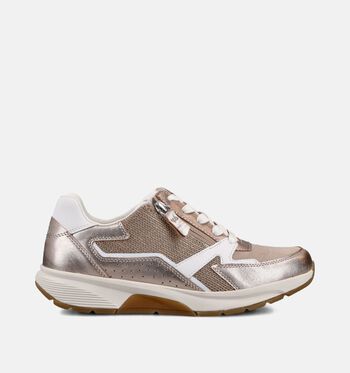 Gabor Rollingsoft Sneakers Beige/Goud/Taupe