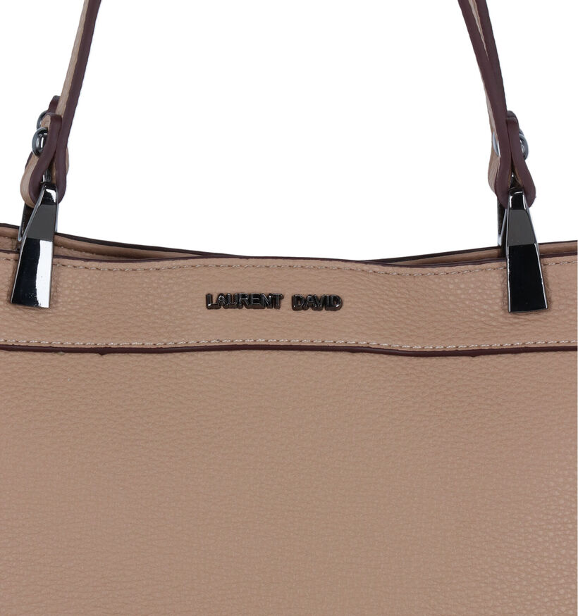 Laurent David Beige Schoudertas voor dames (324307)