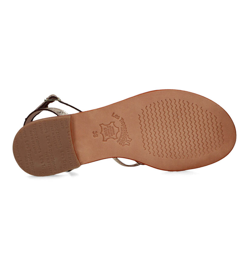 Les Tropeziennes Hirondel Gouden Sandalen voor dames (341409)