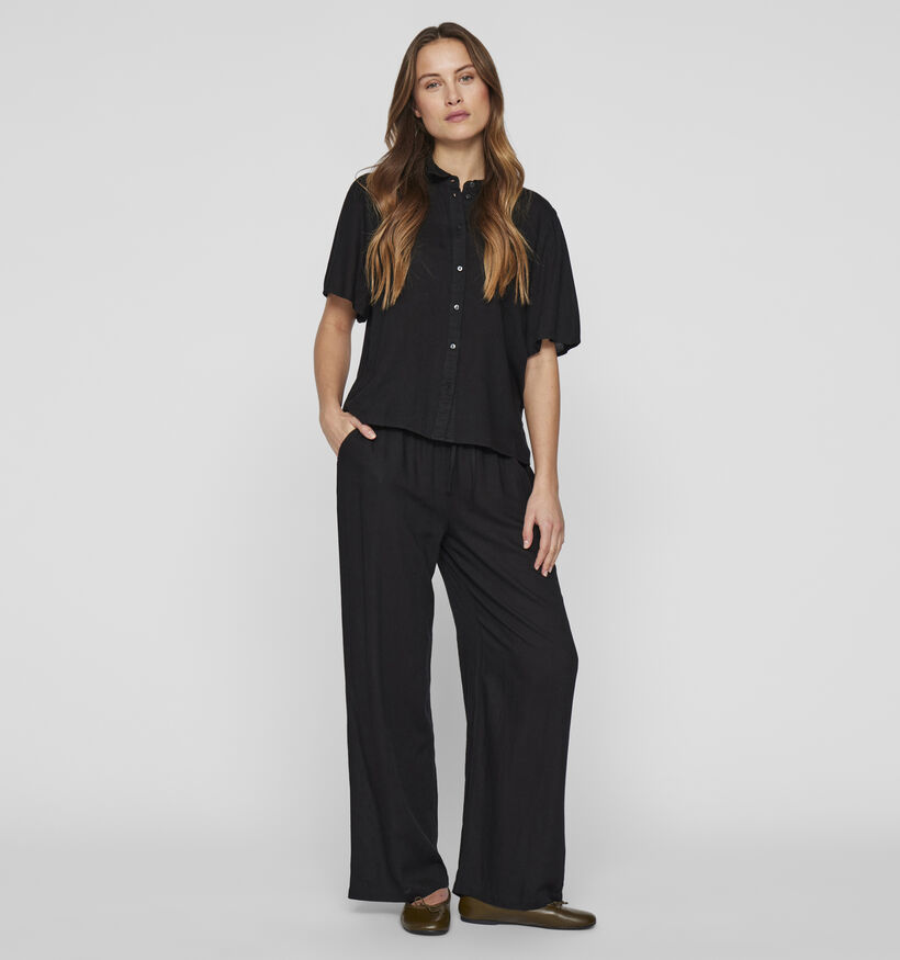 Vila Pricil Zwarte Blouse voor dames (351748)
