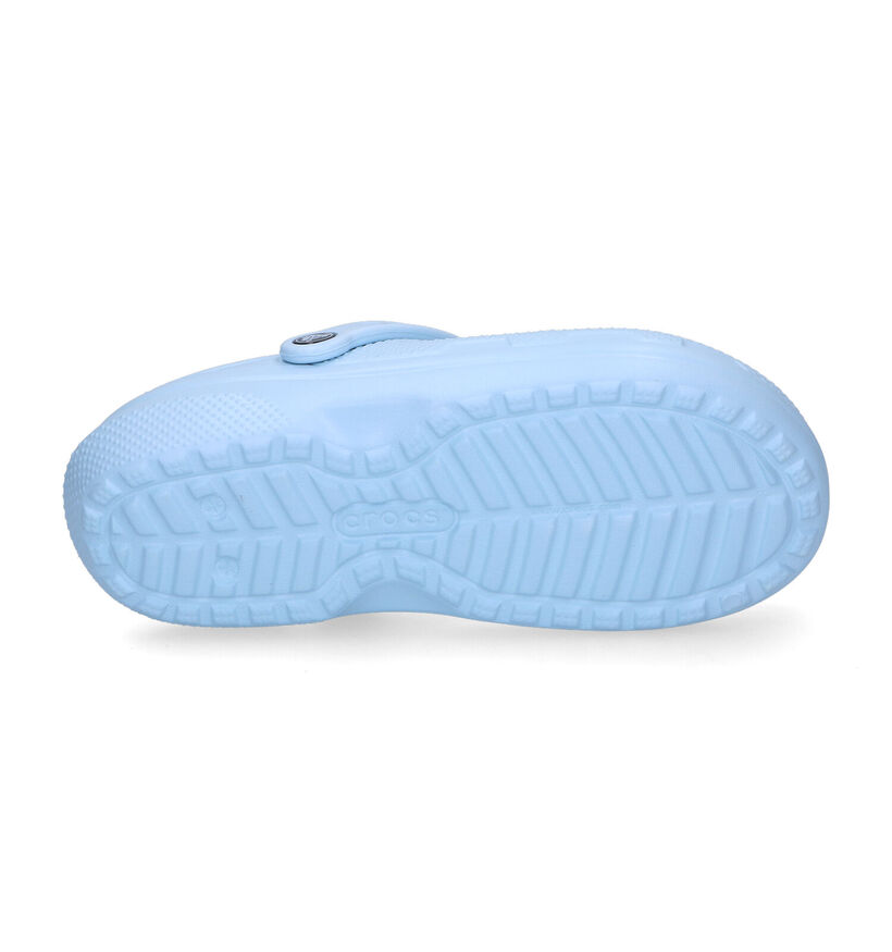 Crocs Classic Fuzz-lined Clog Zwarte Slippers voor dames (298589)