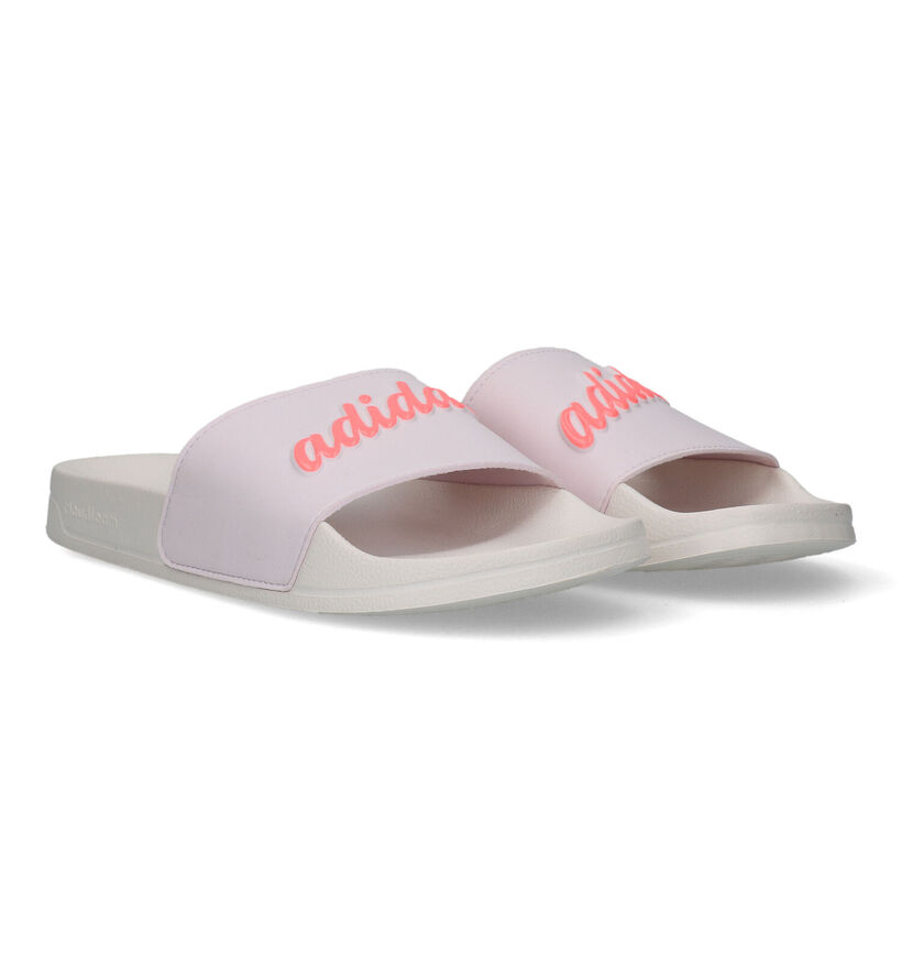 adidas Adilette ShowerClaquettes de picine en Rose pour femmes (318892)