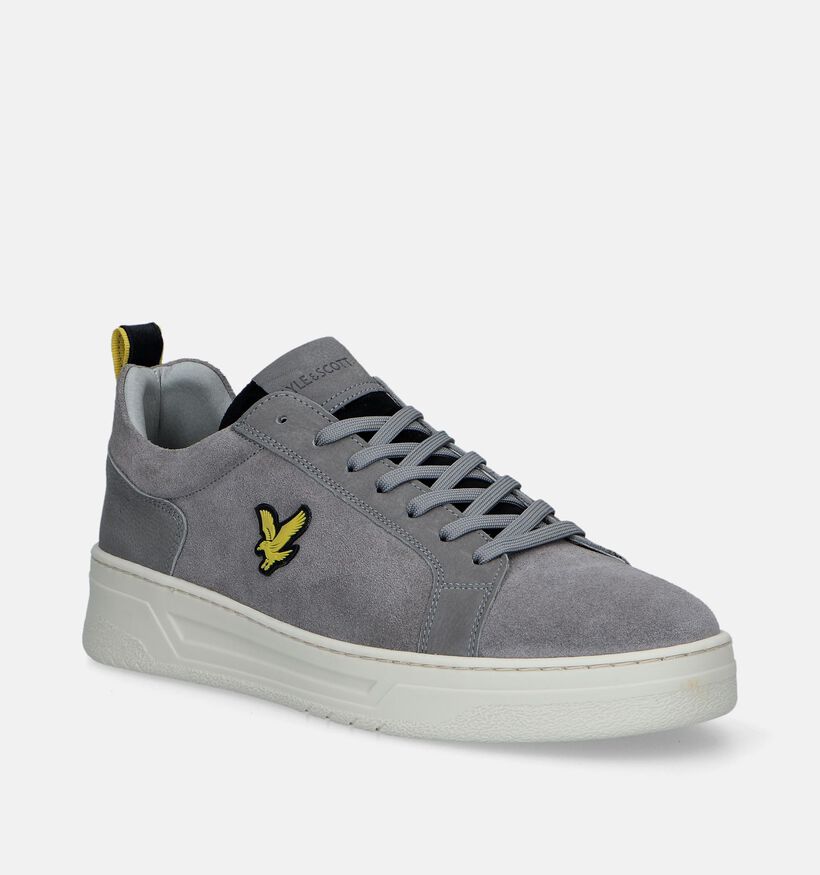 Lyle & Scott Grijze Veterschoenen voor heren (348703) - geschikt voor steunzolen