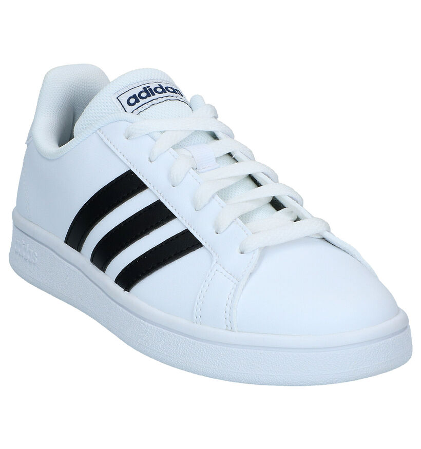 adidas Grand Court Zwarte Sneakers voor dames (334388) - geschikt voor steunzolen