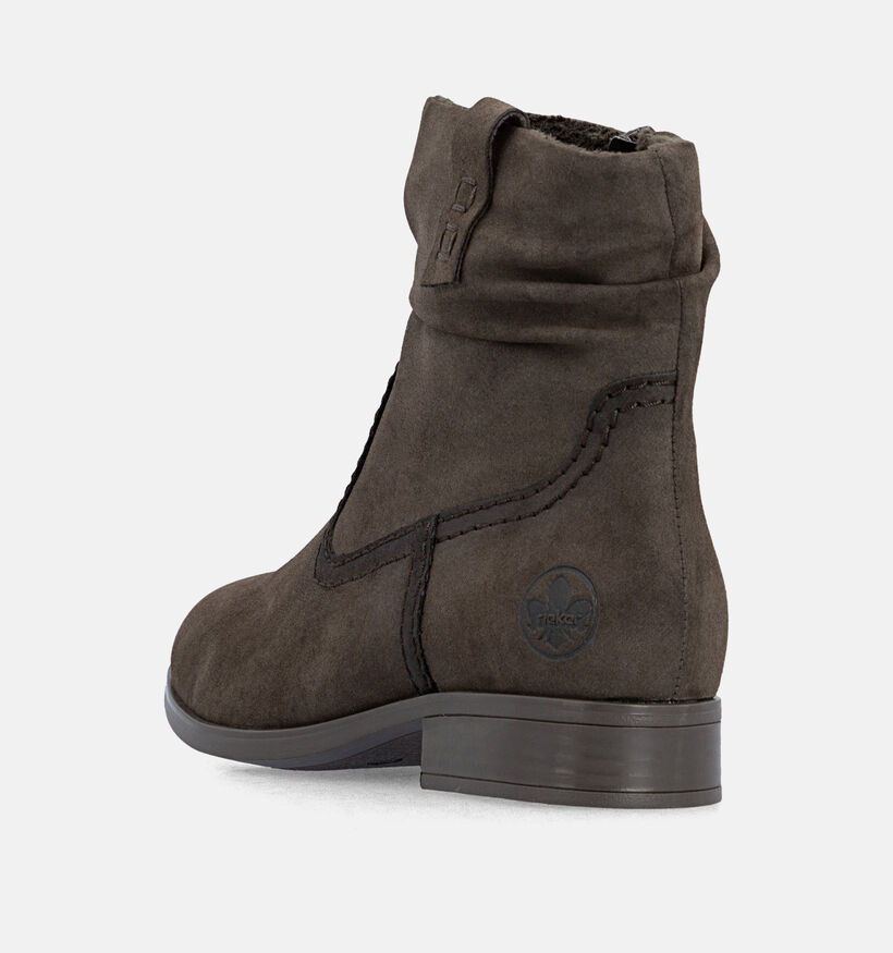 Rieker Bottines motardes en Marron pour femmes (377940) - pour semelles orthop&eacute;diques