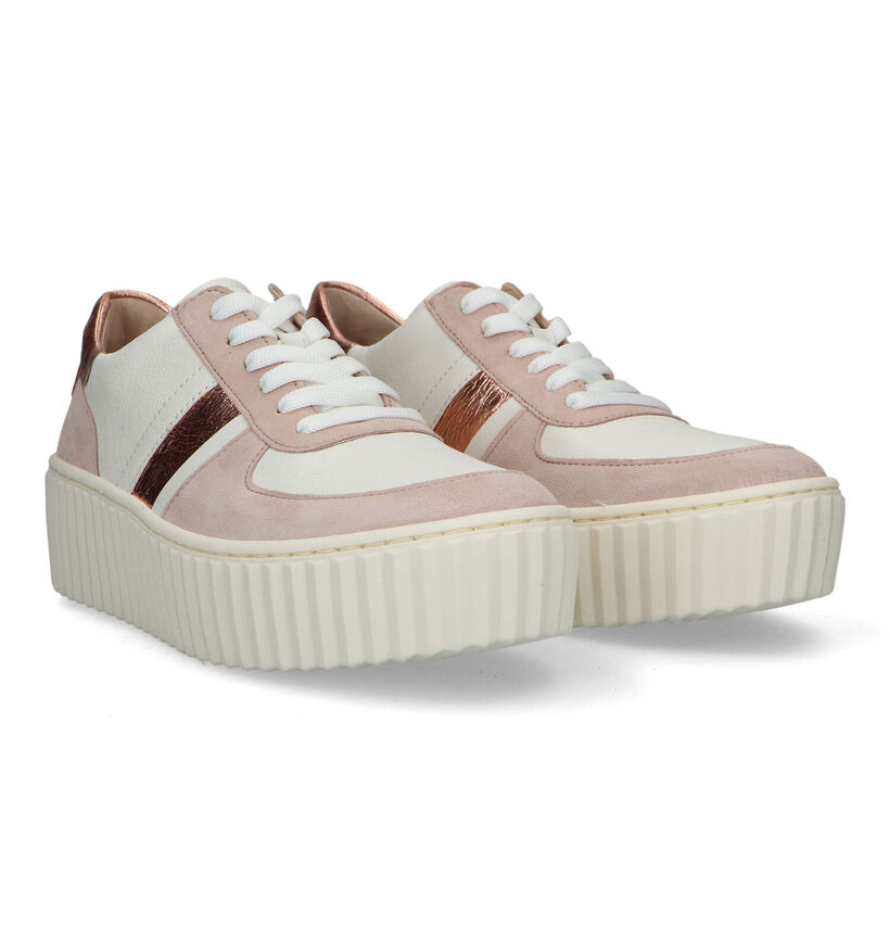 Gabor Best Fitting Beige Sneakers voor dames (323102) - geschikt voor steunzolen