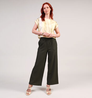 Vila T-shirts Geel/Beige/Bruin