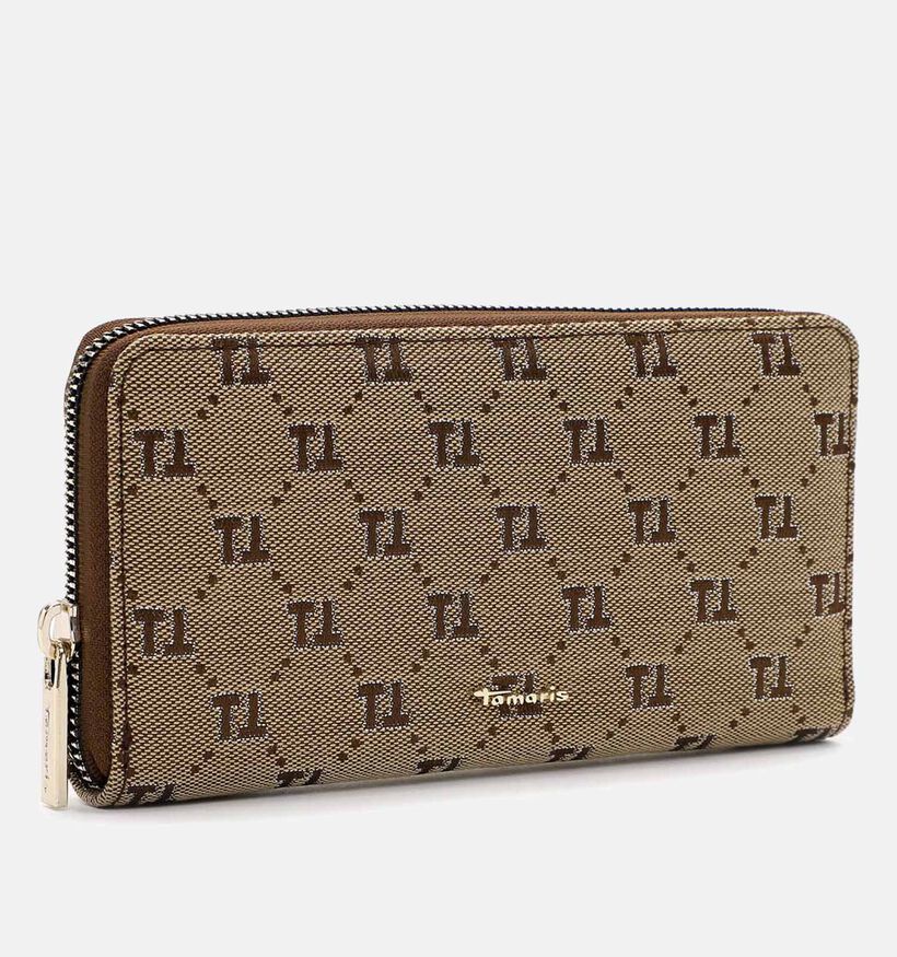 Tamaris Clarice Porte-monnaie zippé en Beige pour femmes (348151)