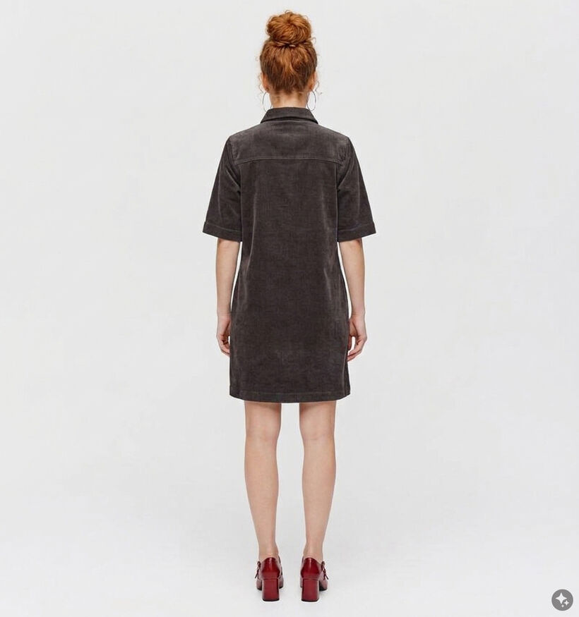 JDY Shiraz Donkerbruine Midi-Jurk voor dames (378318)