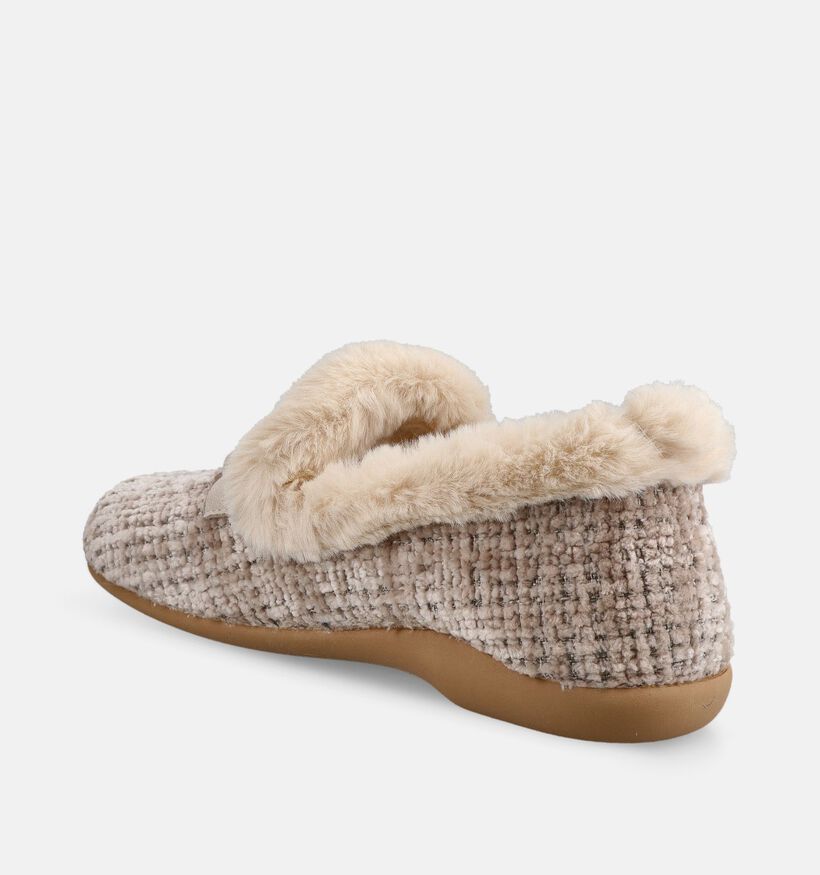 Torfs Home Beige Gesloten Pantoffels voor dames (380873) - geschikt voor steunzolen