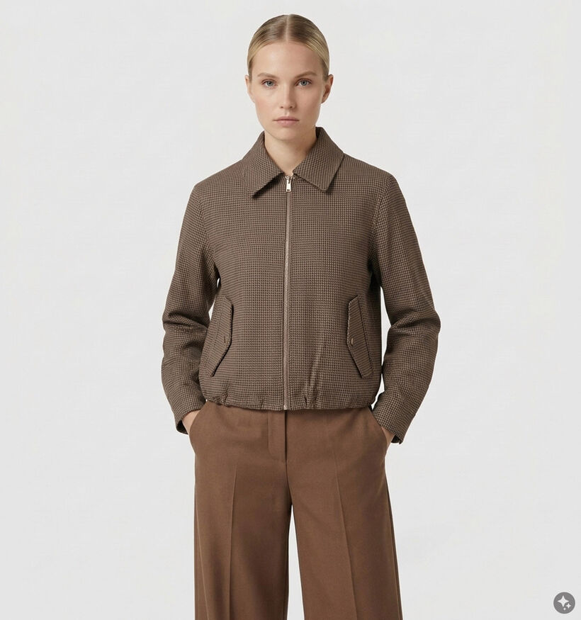 Deeluxe Original Arletta Bruine Korte Jas voor dames (382280)