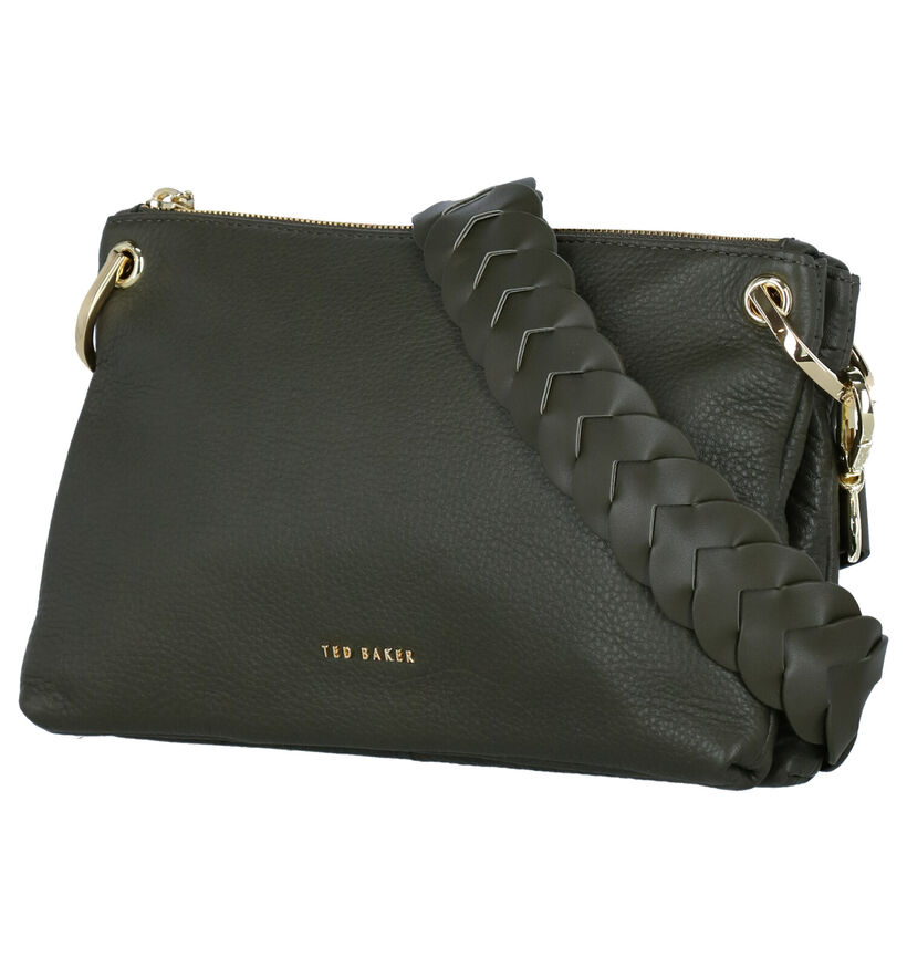 Ted Baker Pheoba Kaki Crossbody Tas in leer (275737)