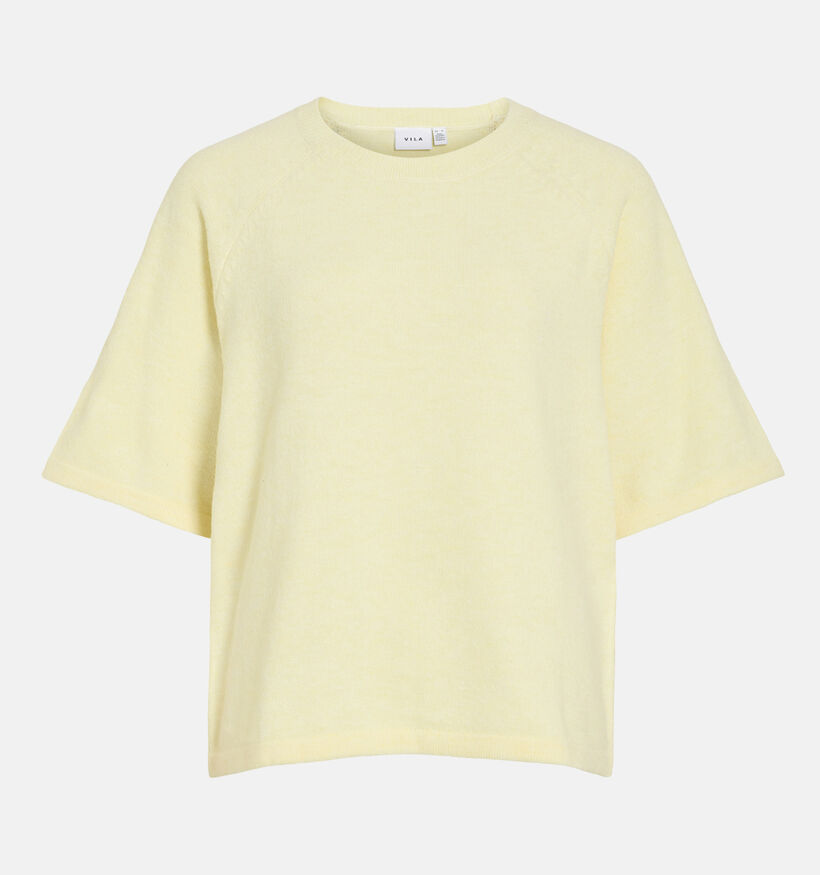 Vila Liga Knit Lichtgele Trui voor dames (368059)