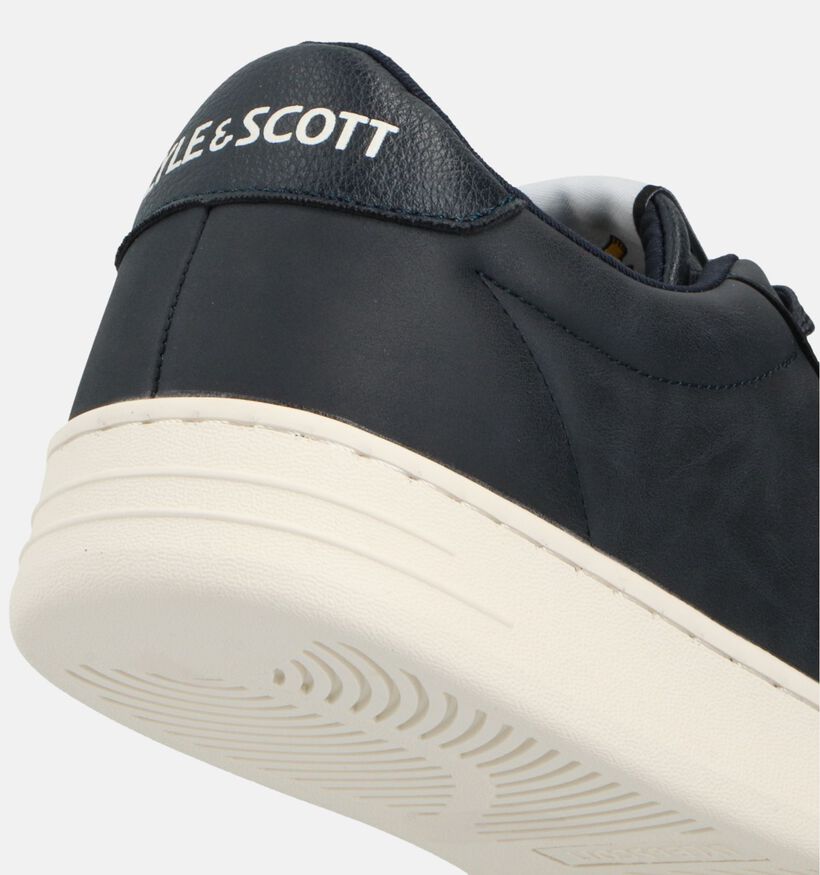 Lyle & Scott Elgin Donkerblauwe Veterschoenen voor heren (362623) - geschikt voor steunzolen