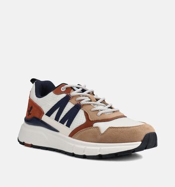 Lyle & Scott Baskets Cognac/Marron/Vert/Gris