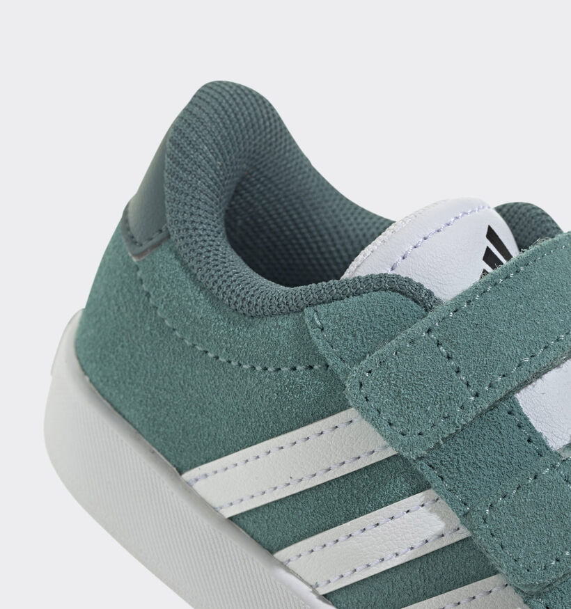 adidas VL Court 3.0 Groene Sneakers voor jongens (365357) - geschikt voor steunzolen