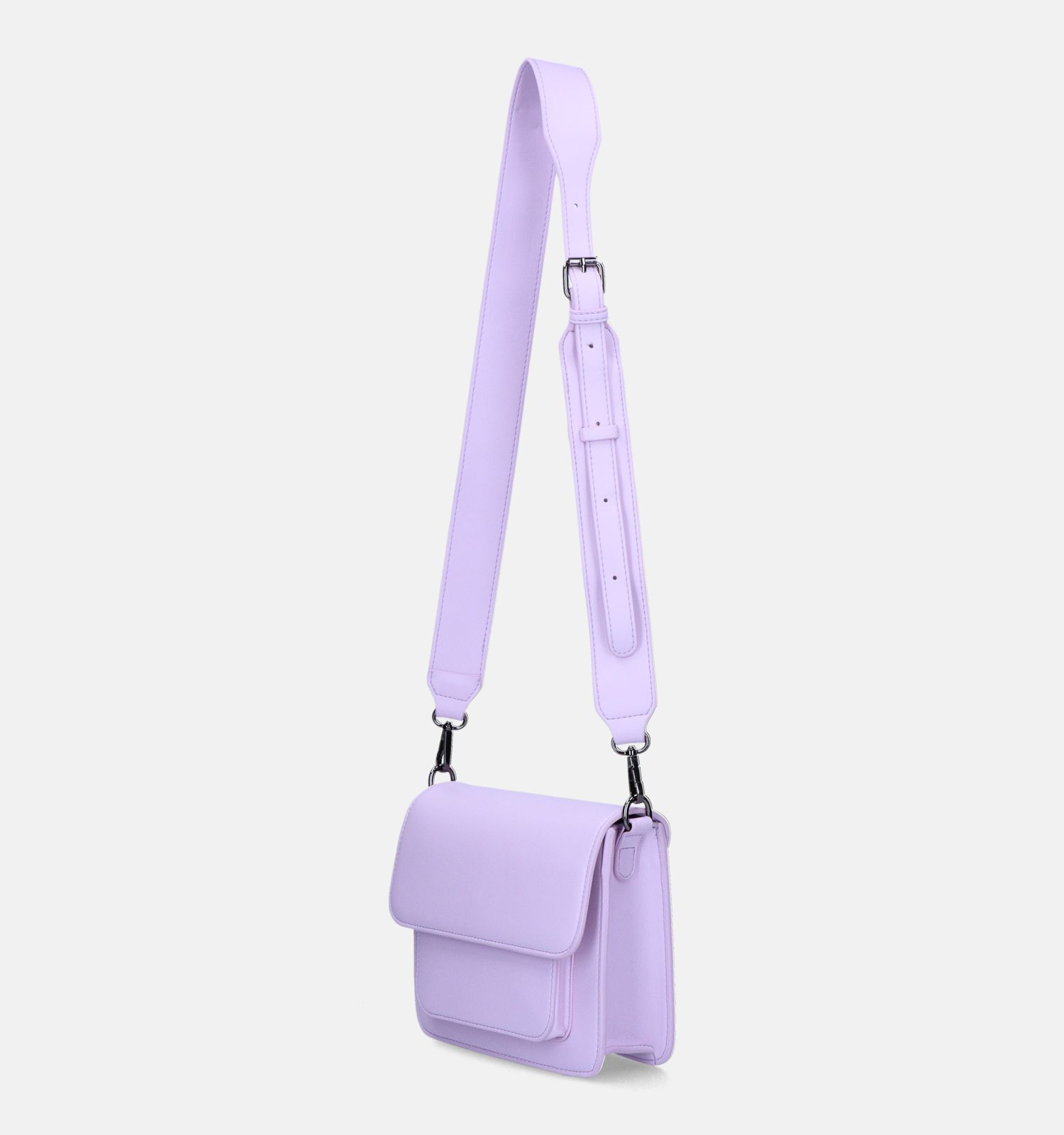 Hvisk Cayman Pocket Soft Structure Lila Crossbody tas Dames Crossbody tassen Online op TORFS.BE