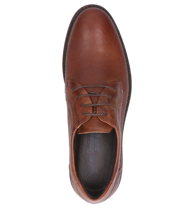 River Woods Chaussures habillées en Cognac en cuir (260322)