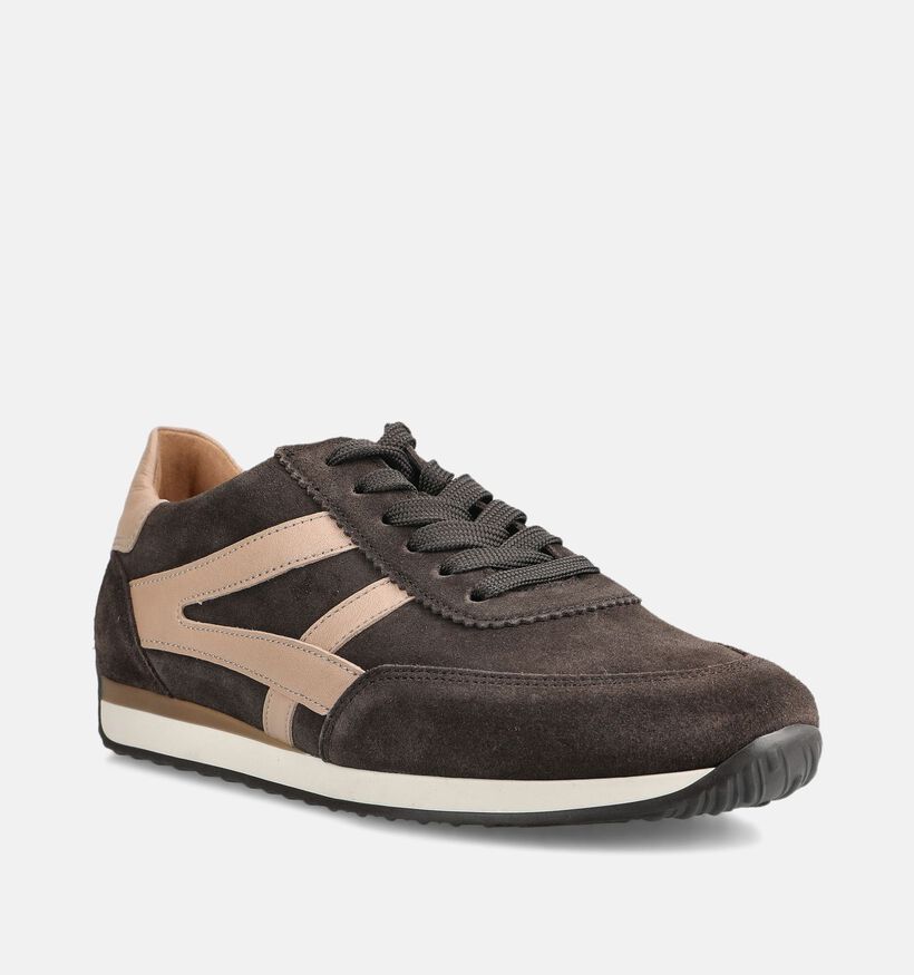 Gabor Donkerbruine Sneakers voor dames (376995) - geschikt voor steunzolen