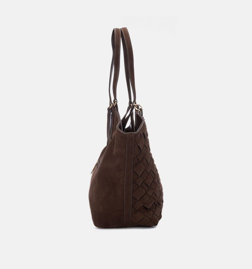 Carmela Sac &agrave; bandouli&egrave;re en Brun fonc&eacute; pour femmes (380313)