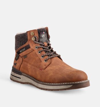 Mustang High Boots Cognac/Bruin/Grijs
