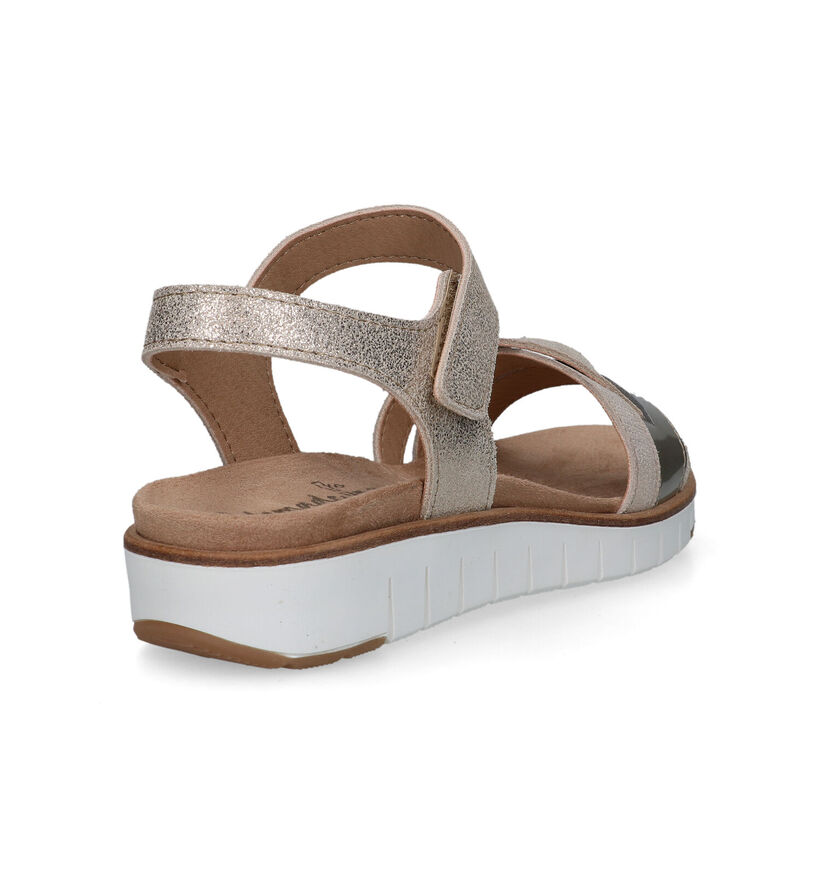 Solemade Romi Sandales pour semelles orthopédiques en Taupe pour femmes (355743) - pour semelles orthopédiques