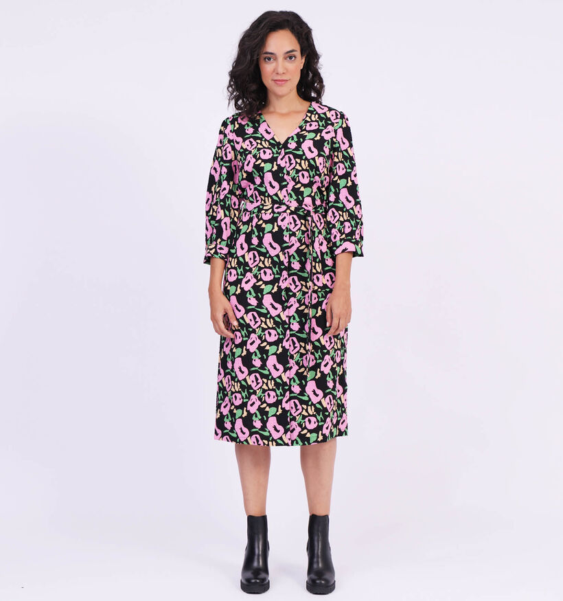 Vila Ravna Robe mi-longue en Noir pour femmes (320305)