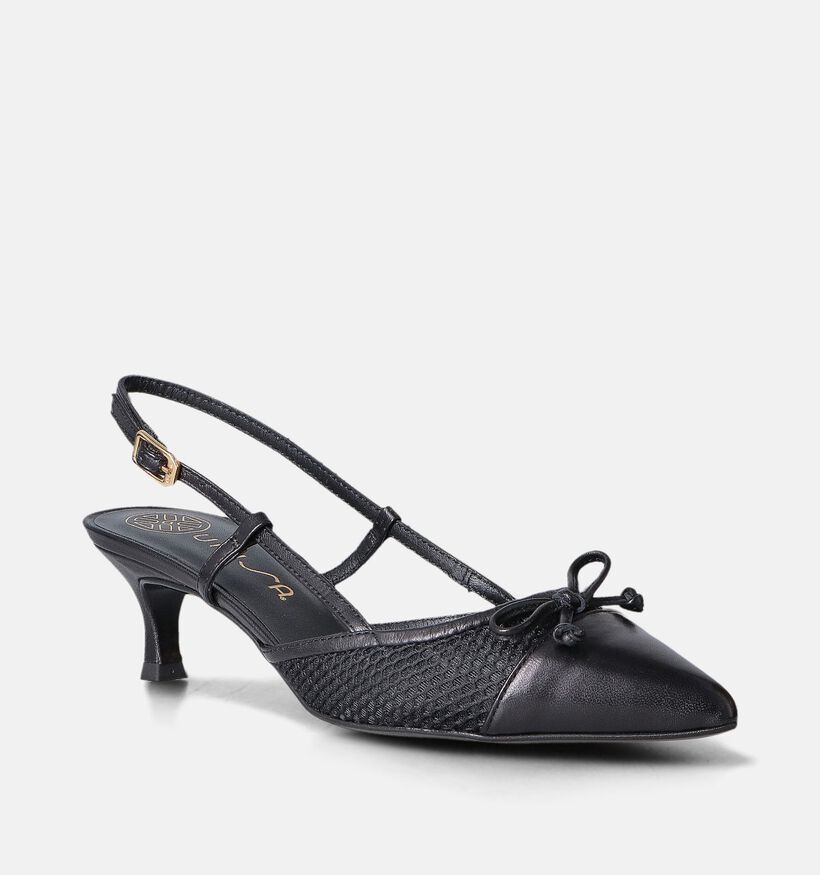 Unisa Iven Escarpins slingback en Noir pour femmes (358281)