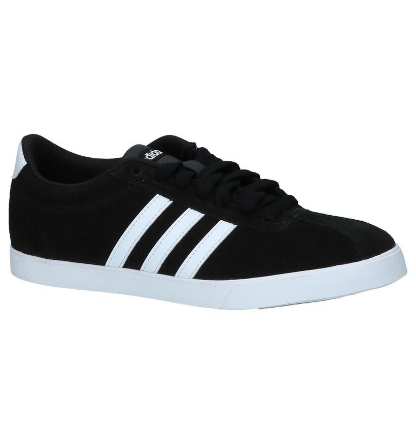 Roze Sneakers adidas Courtset in daim (237037)