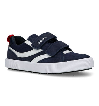 Chaussures à scratch bleu