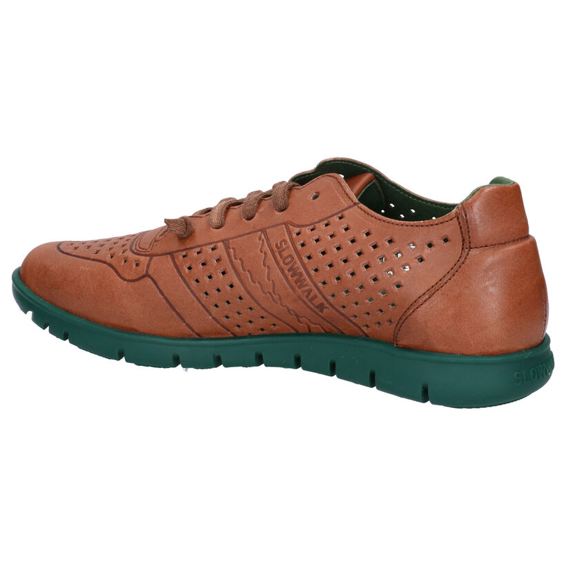 Slowwalk Chaussures basses en Cognac en cuir (275053)