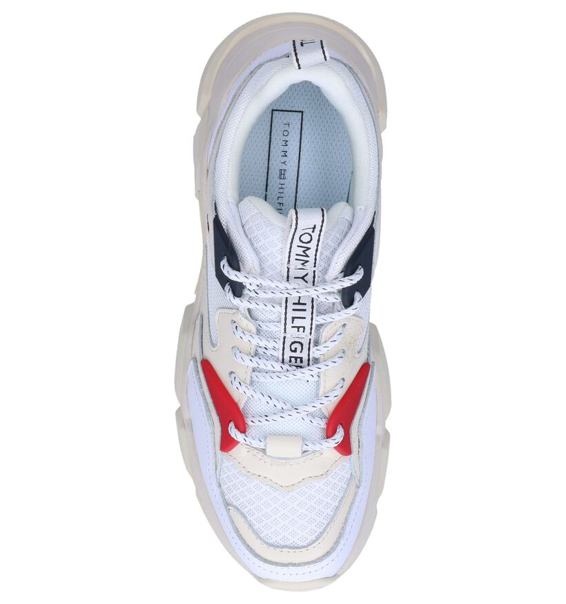 Witte Sneakers Tommy Hilfiger Chunky in kunstleer (241733)