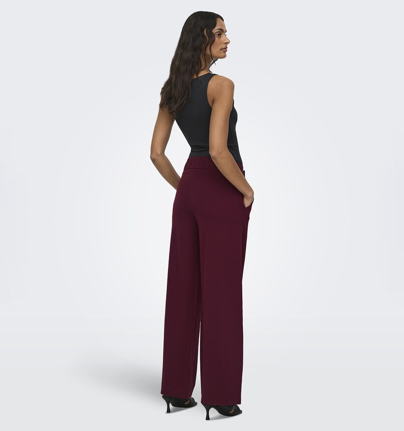 JDY Geggo Life Bordeaux Geklede Broek voor dames (378327)