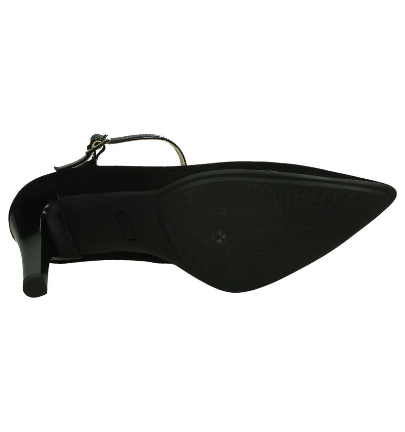 Lodi Escarpins à bride en Noir en nubuck (200574)
