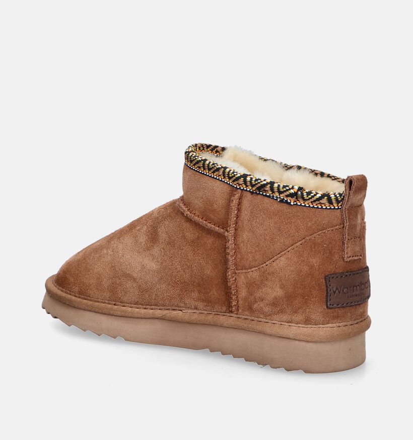 Warmbat Durack Tape Bottes en Cognac pour femmes (346231)