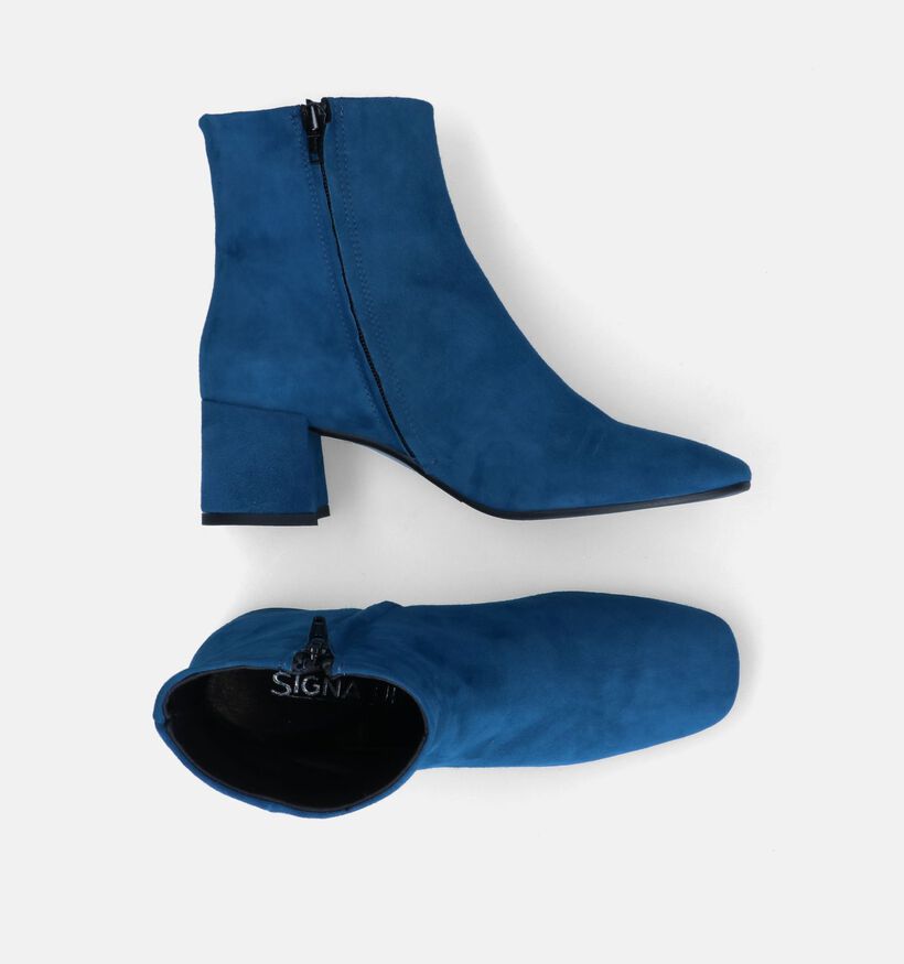 Signatur Bottines à talons en Bleu pour femmes (314669)