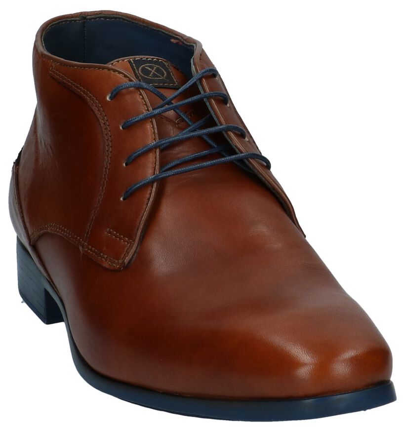 Ambiorix Chaussures hautes en Cognac en cuir (231740)