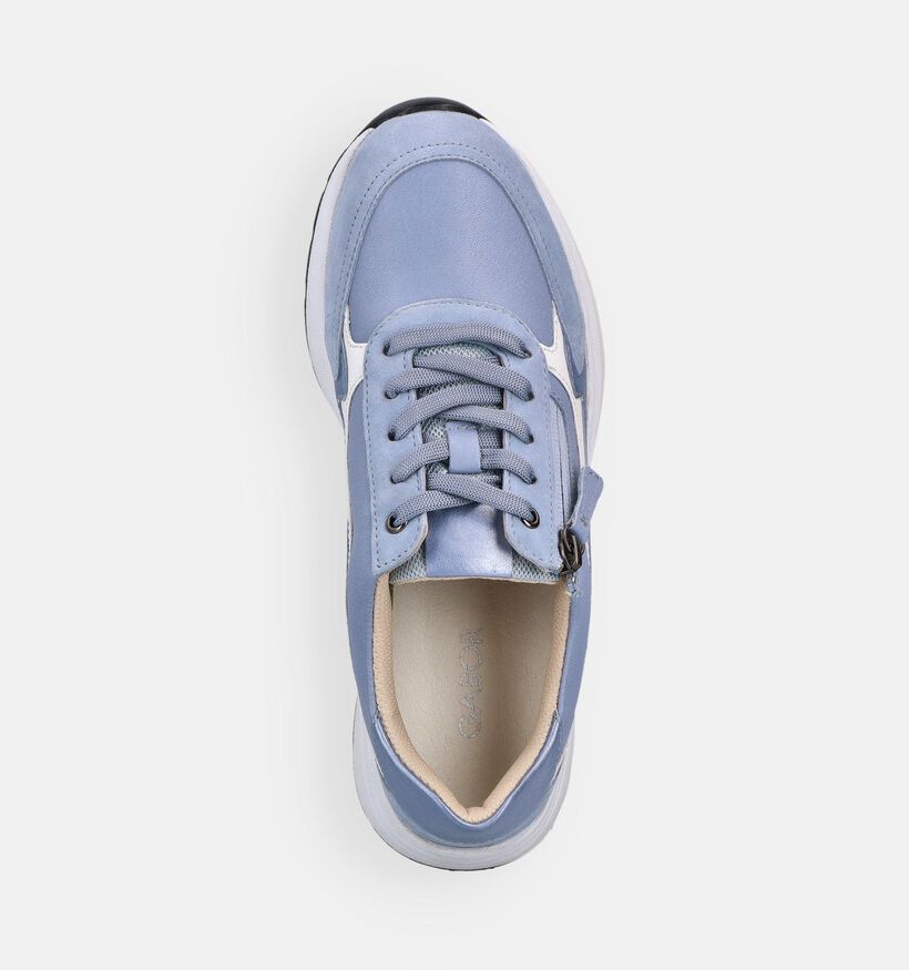Gabor Baskets en Bleu pour femmes (368381) - pour semelles orthop&eacute;diques